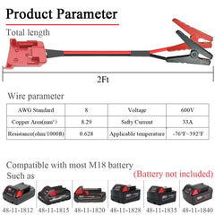 GragicSZ jumper cable connector showing rugged build for reliable power transfer.