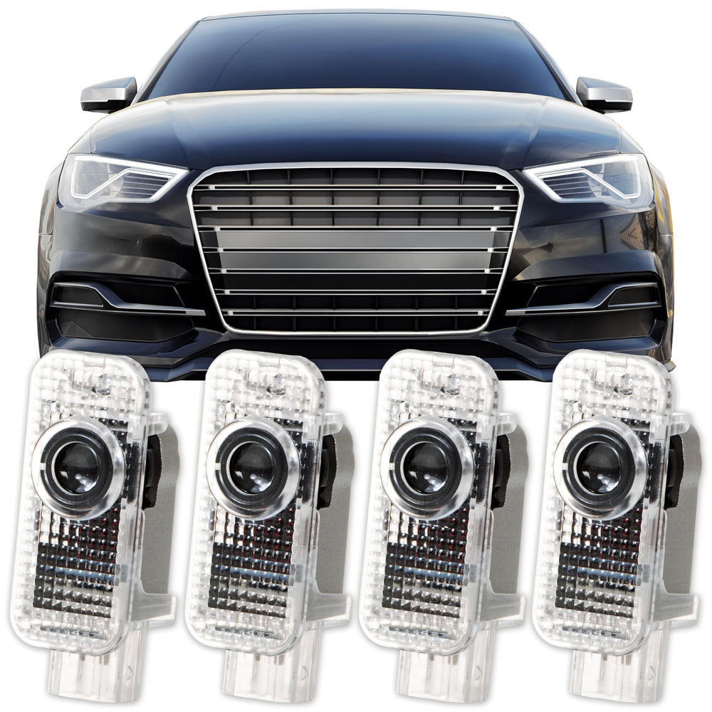Granatan 4-pack car door light front left beam improves nighttime visibility
