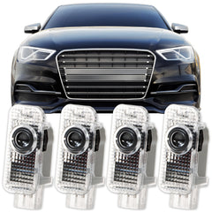 Granatan 4-pack car door light front left beam improves nighttime visibility