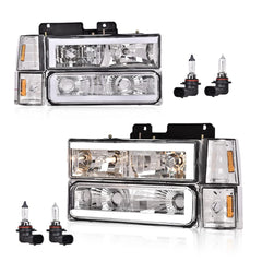GRAND ORANGE LED DRL headlight assembly rear view highlighting weatherproof housing