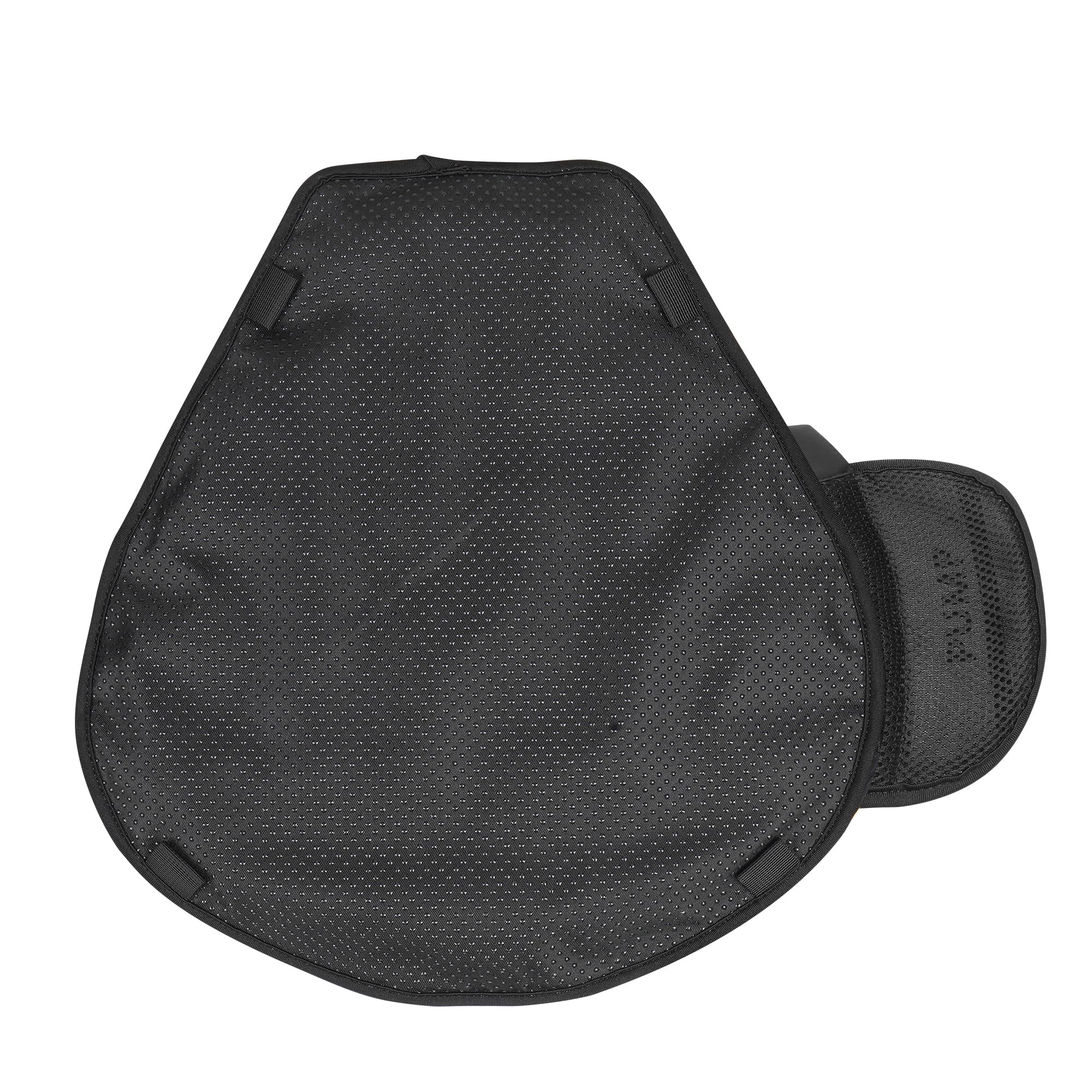 GRAND PITSTOP breathable mesh cover keeps the cushion cool during rides.
