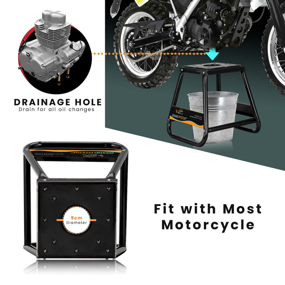 GRAND PITSTOP compact disassembled portable design ready for transport