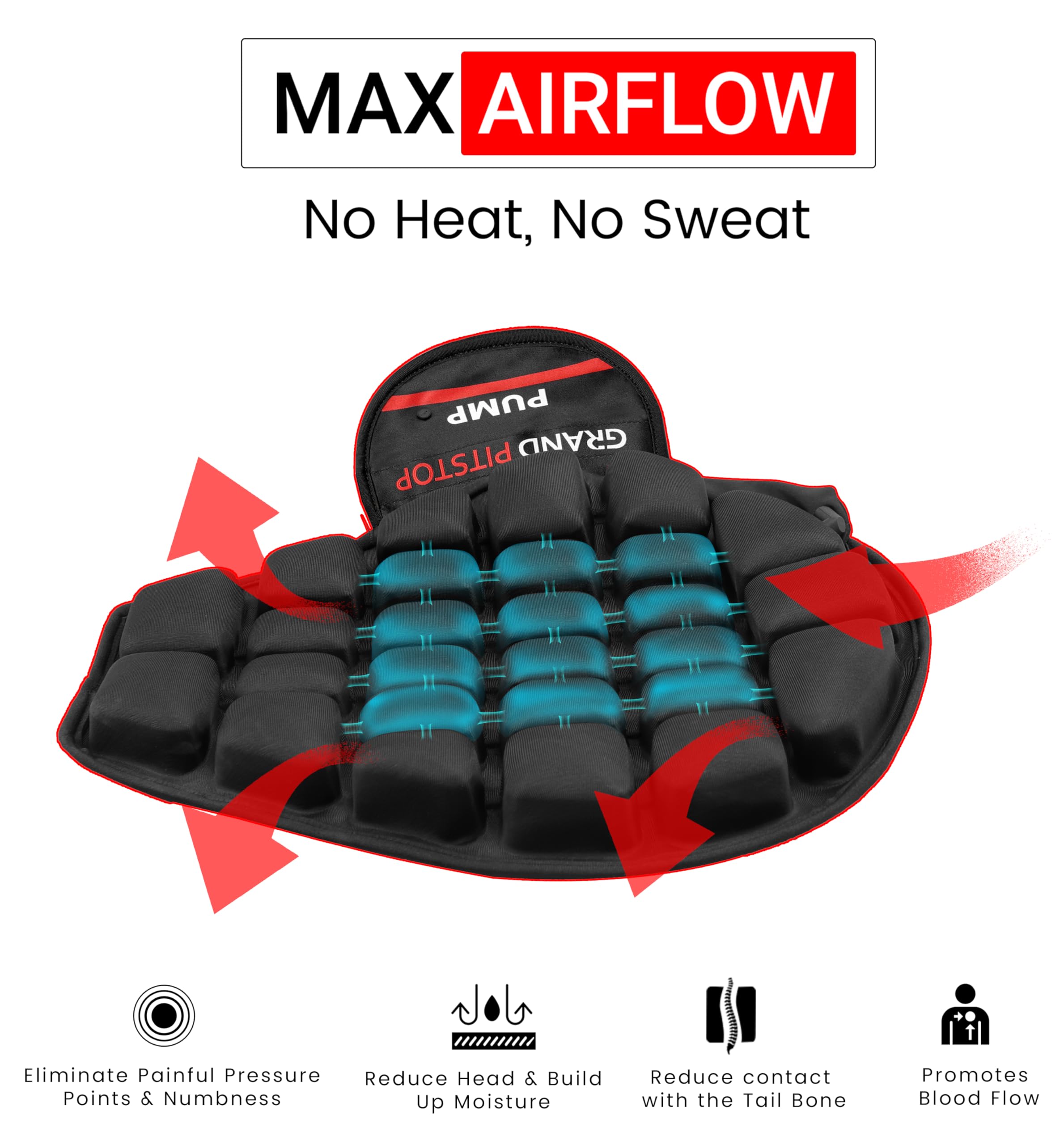 GRAND PITSTOP long-ride comfort supports relaxed posture on cruiser bikes.