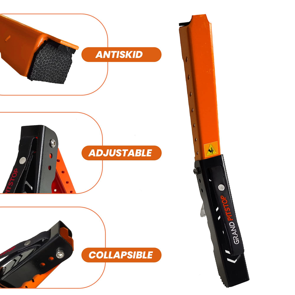Grand Pitstop maintenance stand with included accessories for versatile tasks
