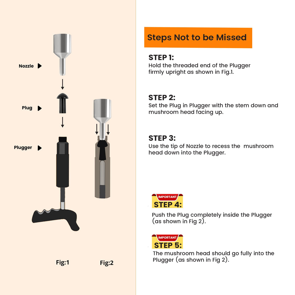 GRAND PITSTOP mushroom plugs for tire repair providing a secure seal.