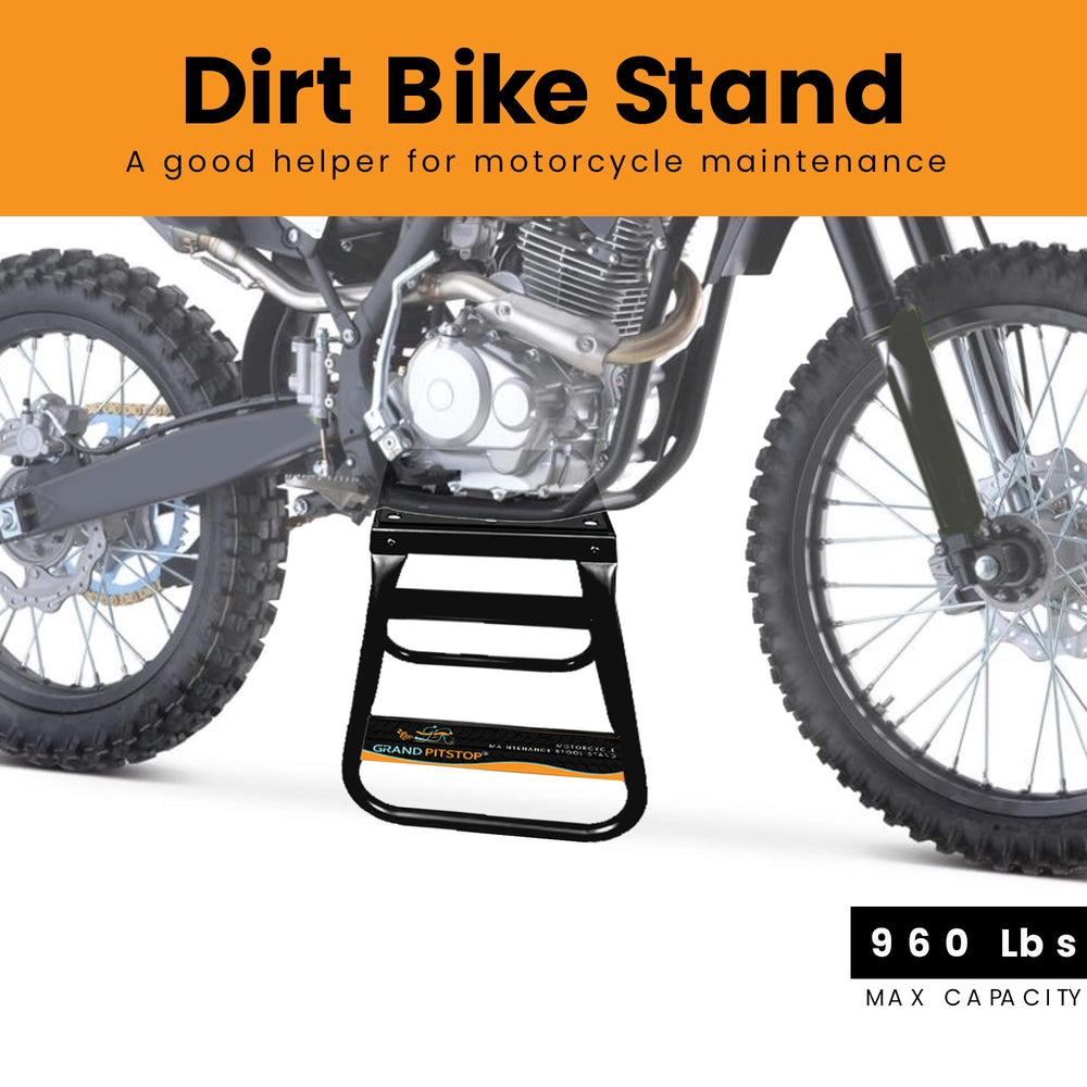 GRAND PITSTOP off-road MX stand with non-slip platform for safe maintenance