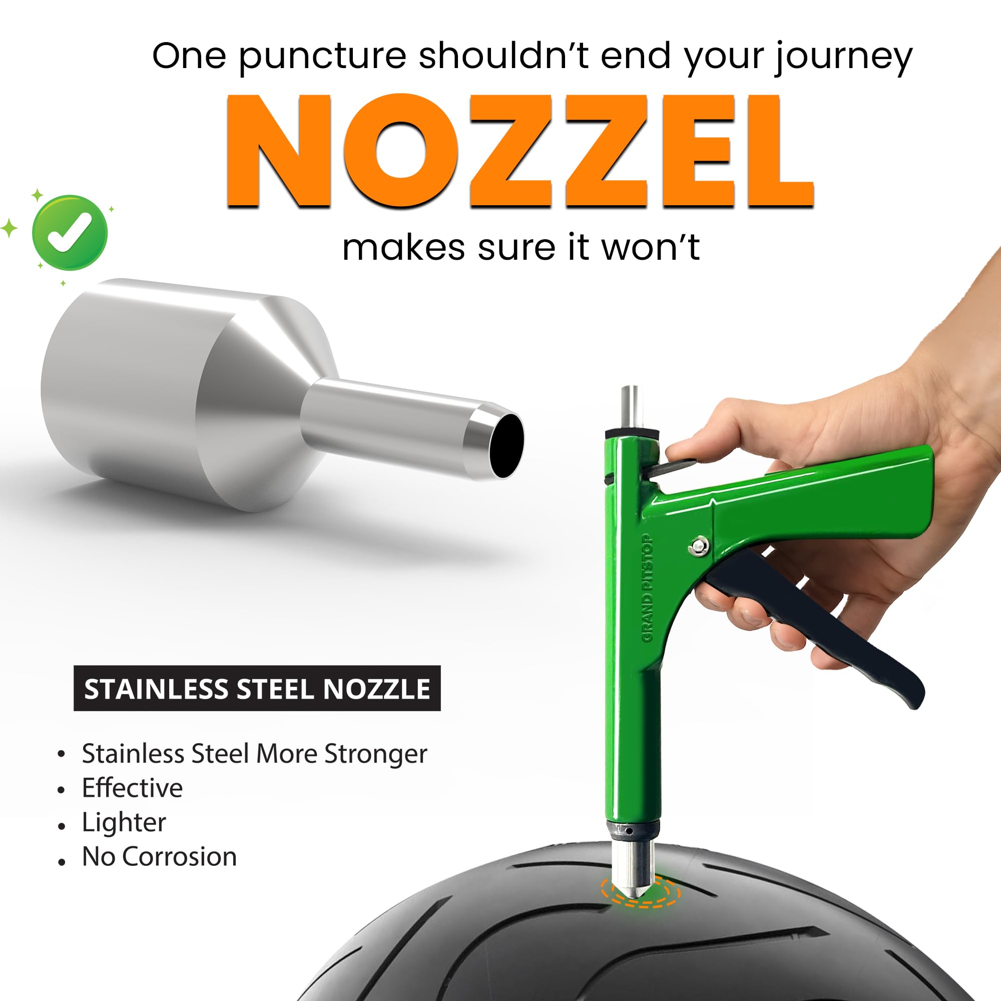 GRAND PITSTOP tubeless tire sealing technology boosts reliability