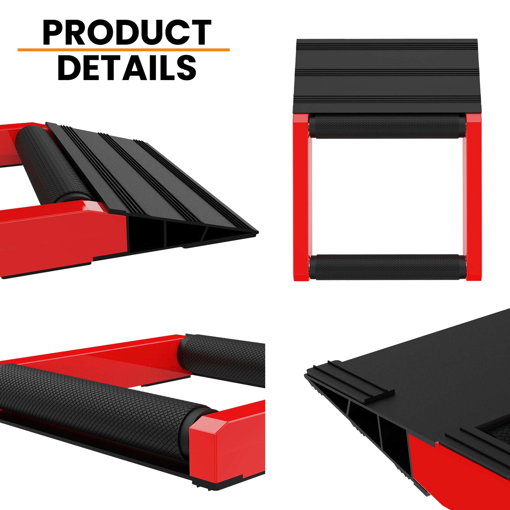 GRAND PITSTOP wheel roller stand portable design; easy transport and storage.
