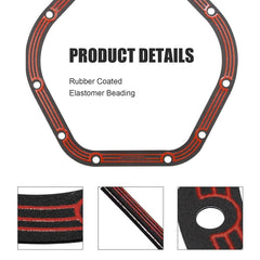GRANDI gasket with elastomer beads provides a leak-free seal under varying temps.