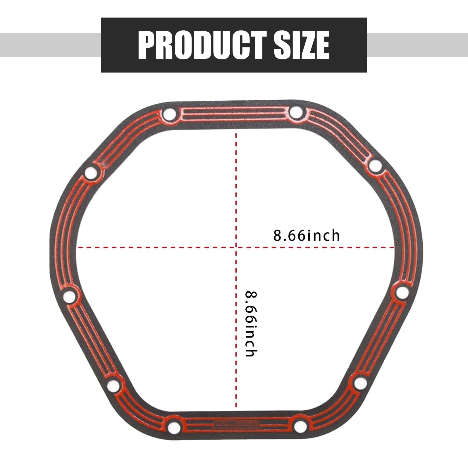 GRANDI gasket installation on a Dana 44 axle demonstrates straightforward fit.