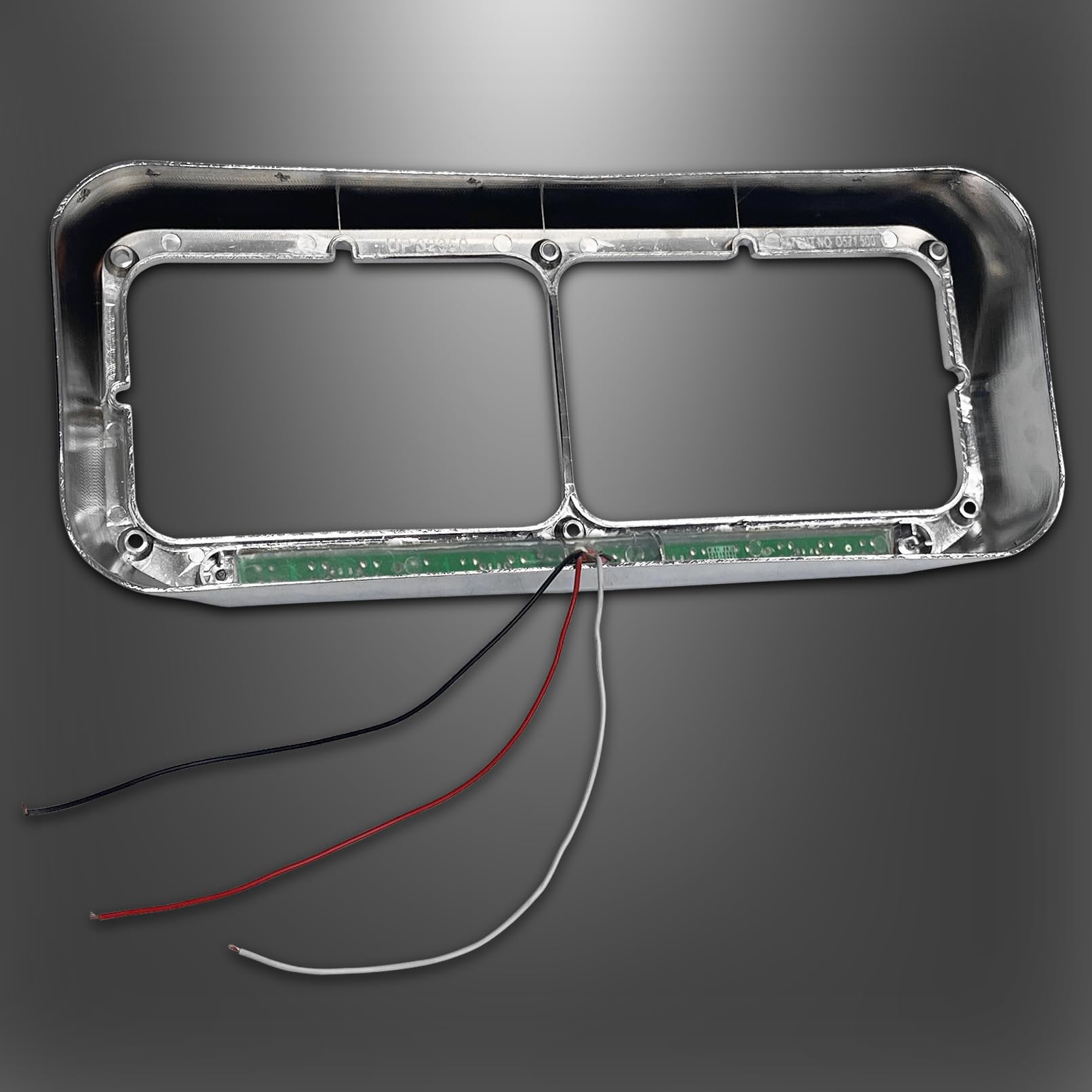 Grandroad Auto bezel with chrome visor adds modern look and impact resistance for W900L