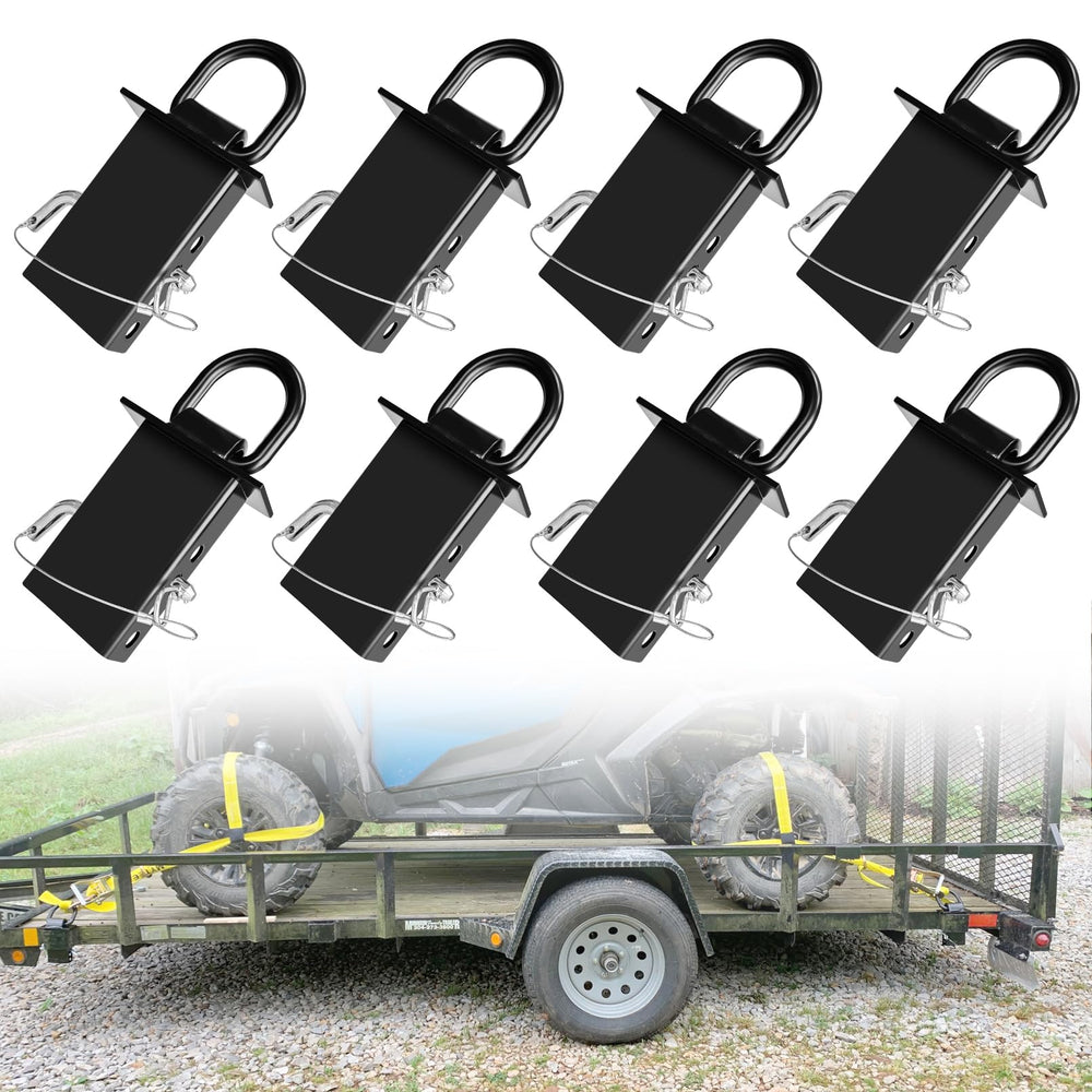 Grandroad Auto stake pocket D-ring assembly shows sturdy mounting for heavy loads