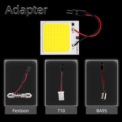 Grandview COB 48-SMD LED T10 adapter enables simple plug-and-play installation.