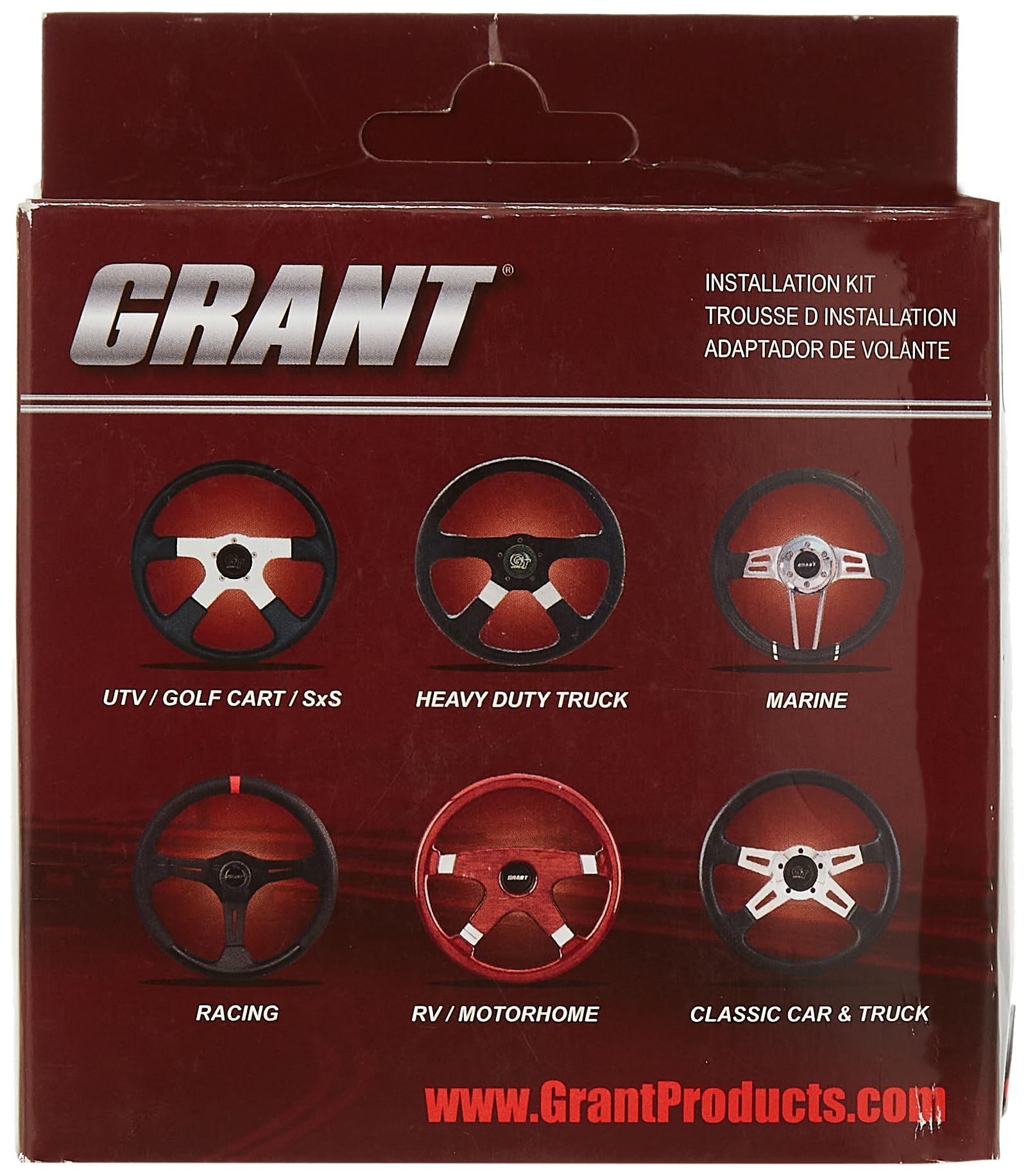 Grant GRT3196 die-cast hub included for precise steering wheel install
