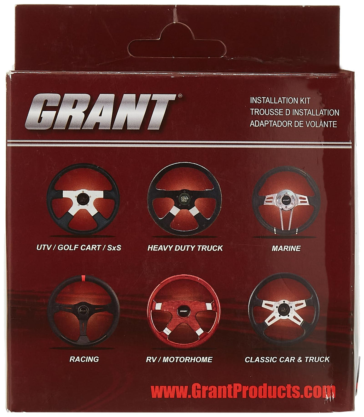 Grant GRT3196 die-cast hub included for precise steering wheel install