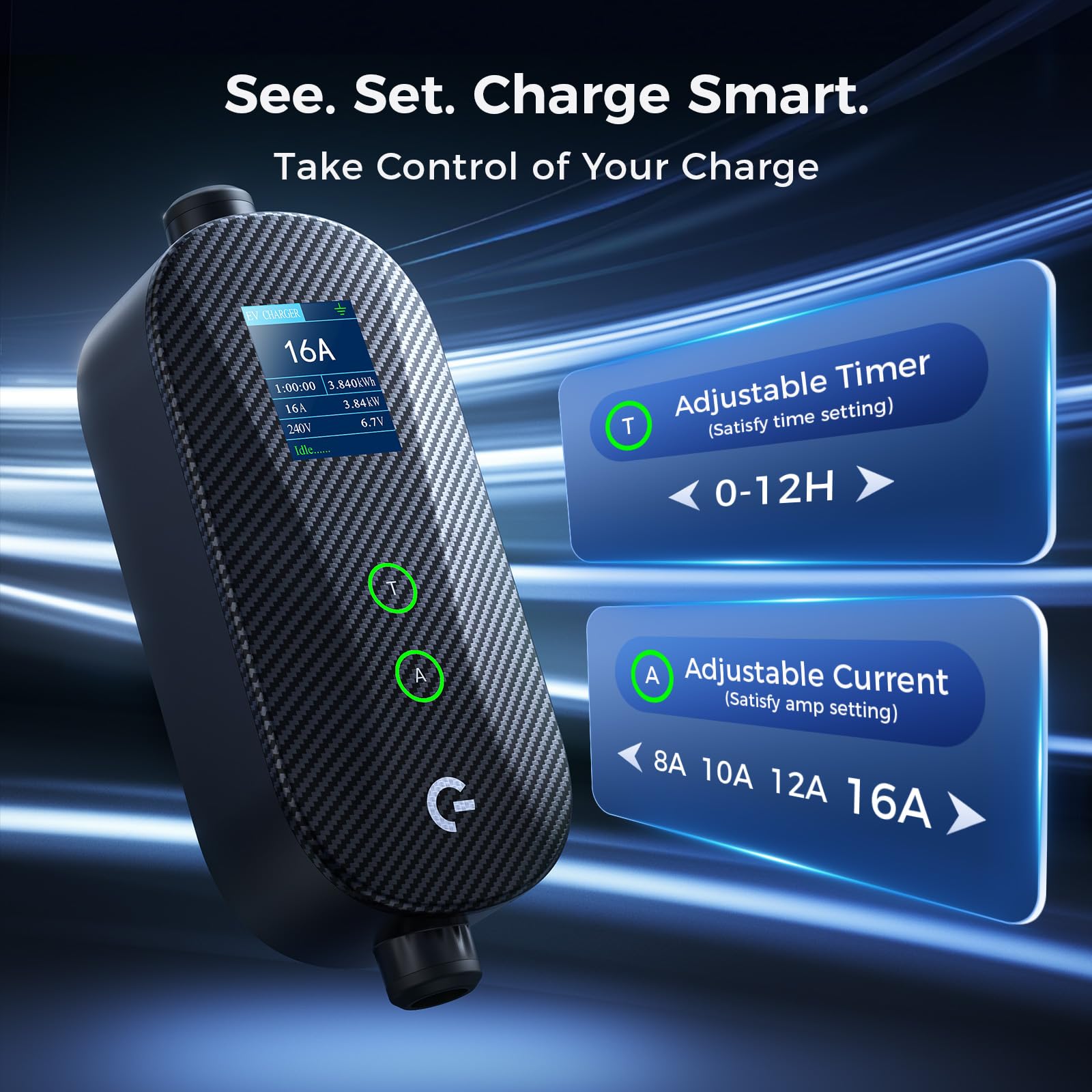 Grasside EV charger with IP67 rating and fireproof shell in wet environment.