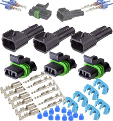 Gratux Metri-Pack 280 2-way male housing showing rugged, space-saving automotive connectivity