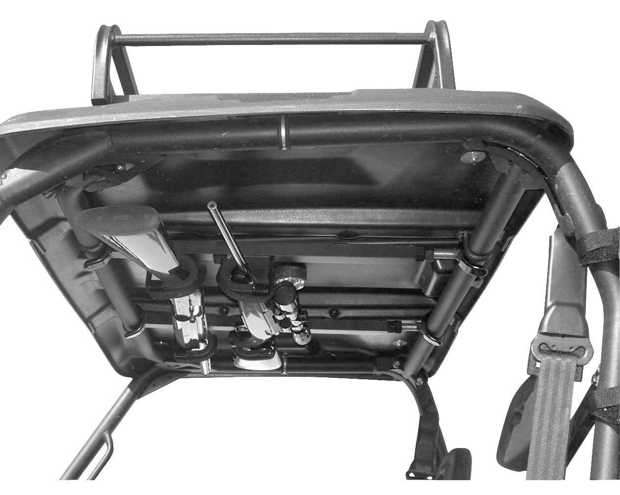 Great Day QD851-OGR overhead gun rack for UTVs with two guns and quick access
