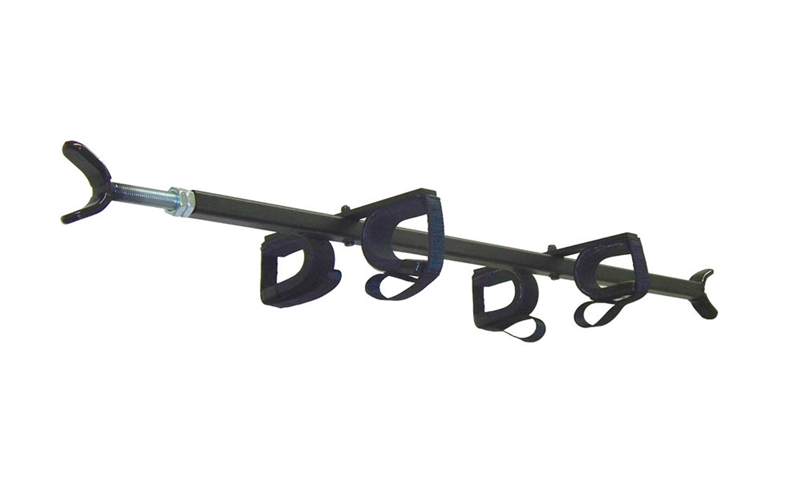 Great Day Quick-Draw Overhead Gun Rack mounted on Jeep Wrangler for quick access and secure transport.