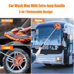 GreatCool 180-degree rotation mop head for multi-angle access