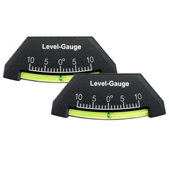 Green living 2-pack RV level gauge for accurate tilt readings during travel