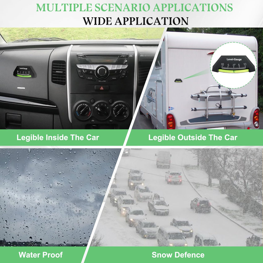 Green living 2-pack level gauges for trailers and RVs