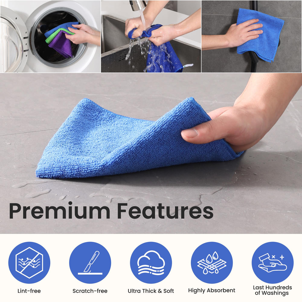 GREEN POMELO cloth in kitchen use for windows and appliances cleaning