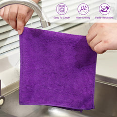 GREEN POMELO microfiber close-up showing ultra-soft fibers for dust removal