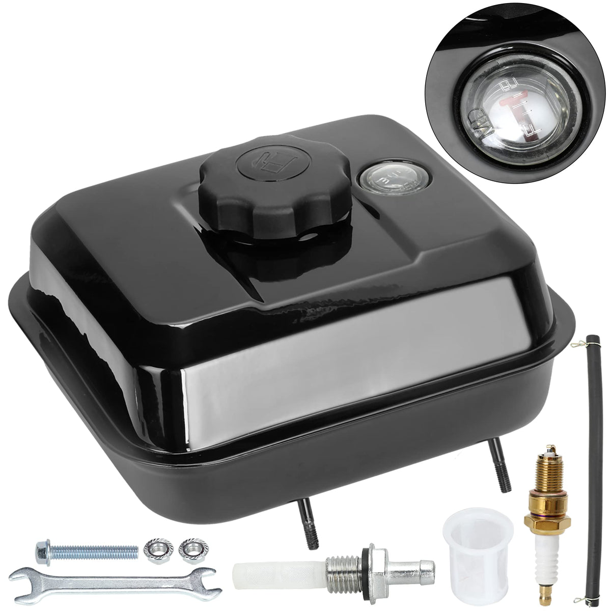 GREHUA 212cc gas tank cap assembly for easy installation and secure fit.