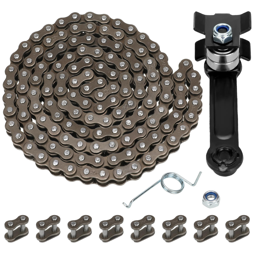 GREHUA 25H chain 132-link on Razor MX bike for durable ride performance
