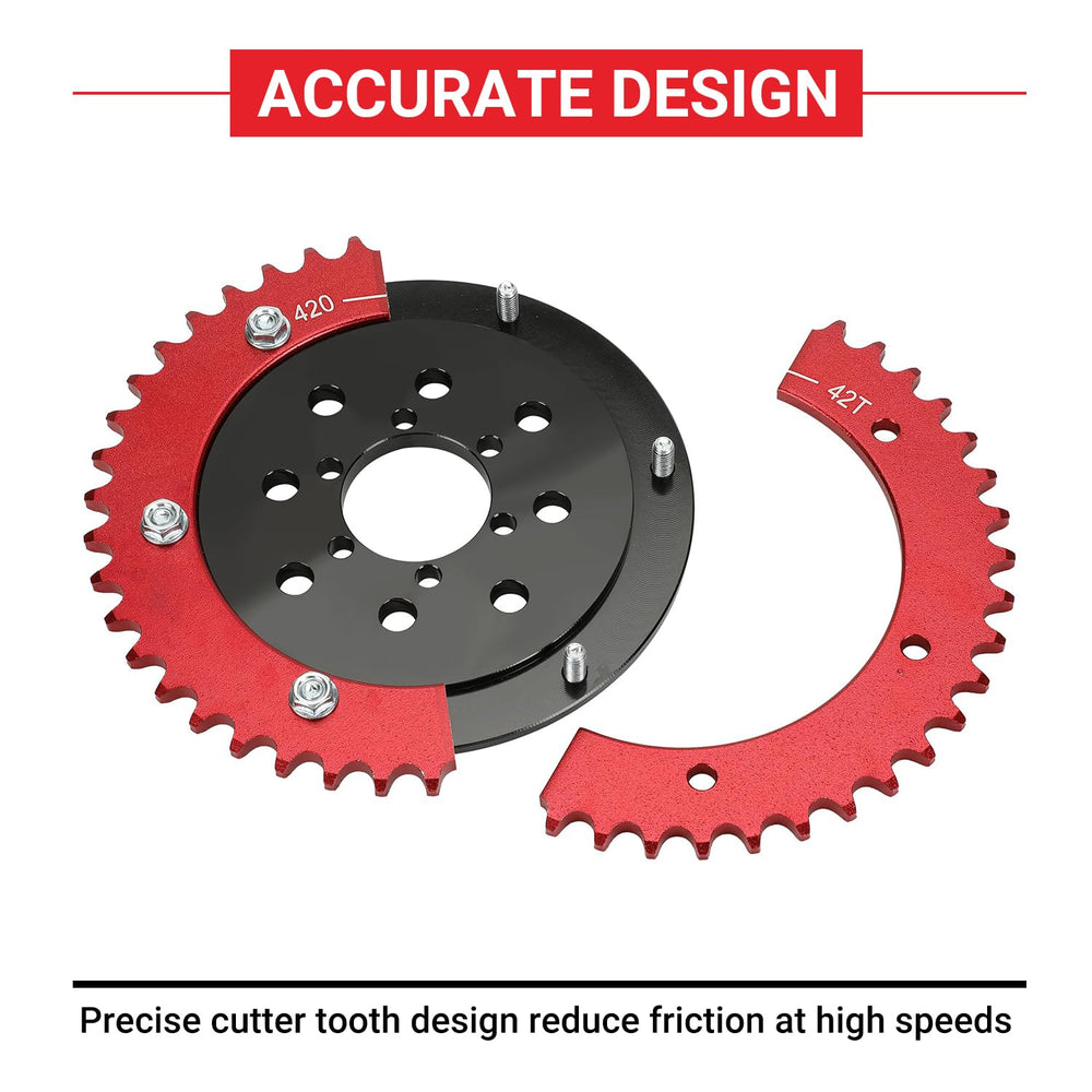 GREHUA 6-bolt pattern supports many mini bikes and go-karts
