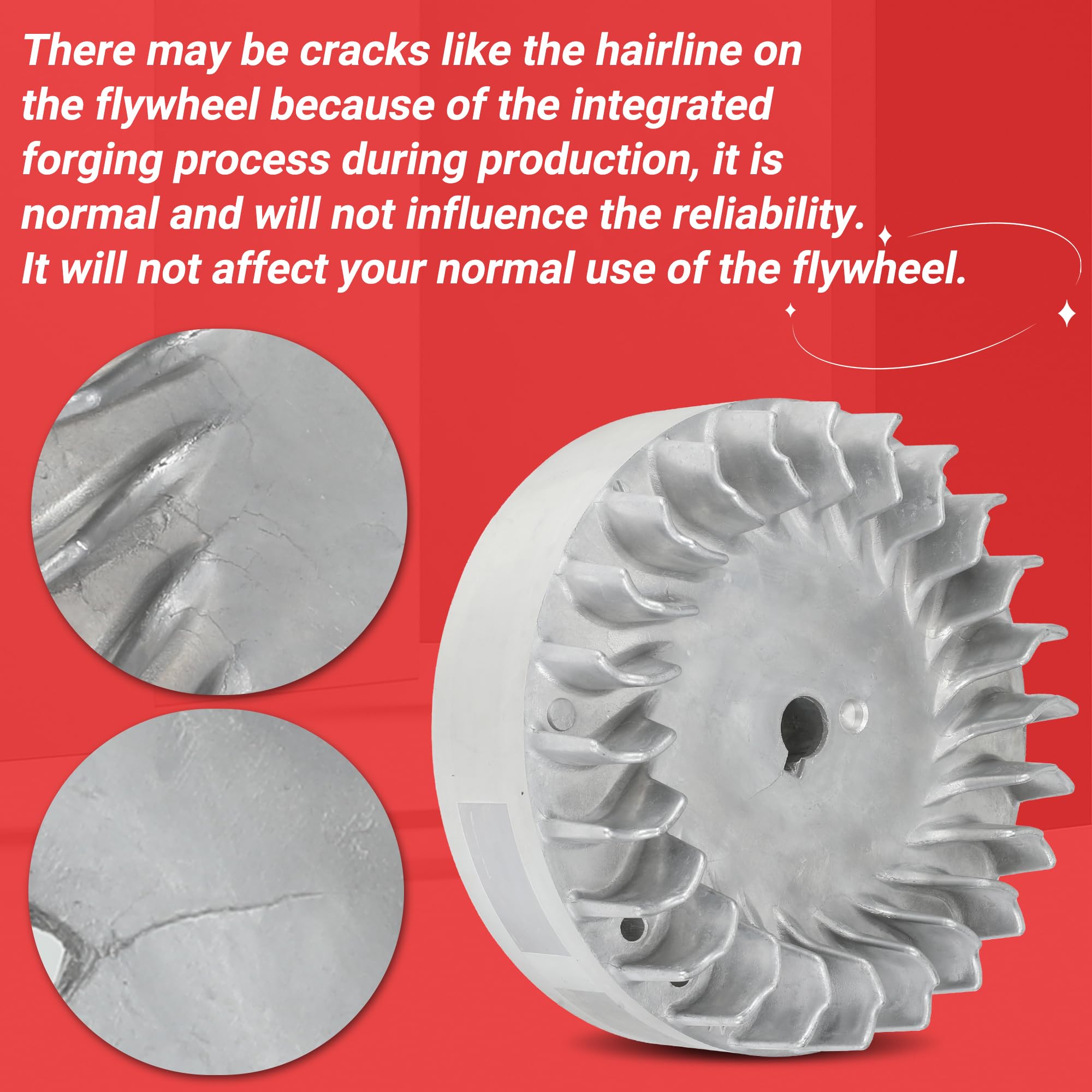 GREHUA aluminum 212cc flywheel crankshaft key ensures proper timing alignment