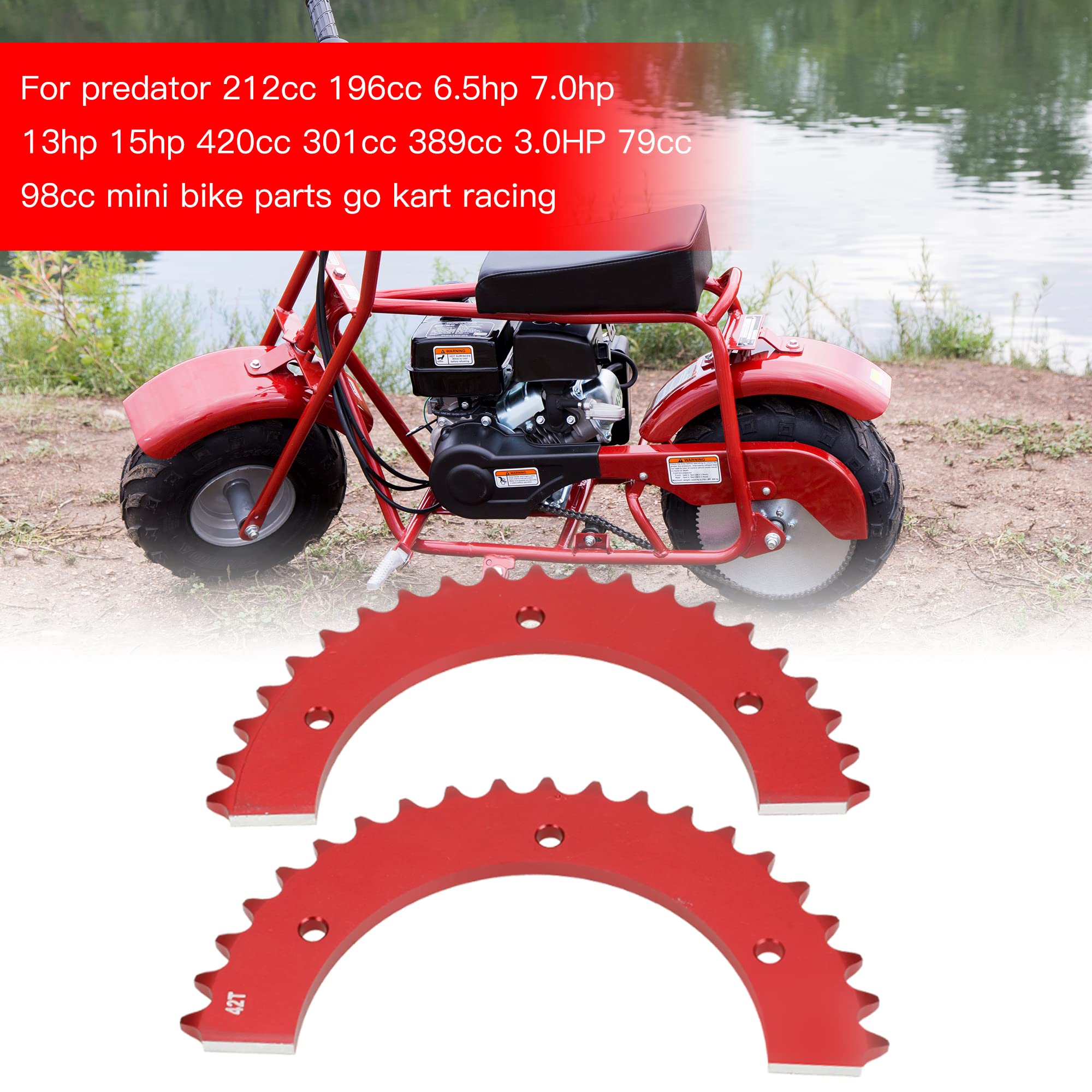 GREHUA aluminum split sprocket shows precision-cut teeth for smooth chain operation