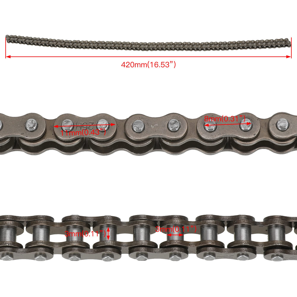 GREHUA replacement kit includes master links for easy length adjustment