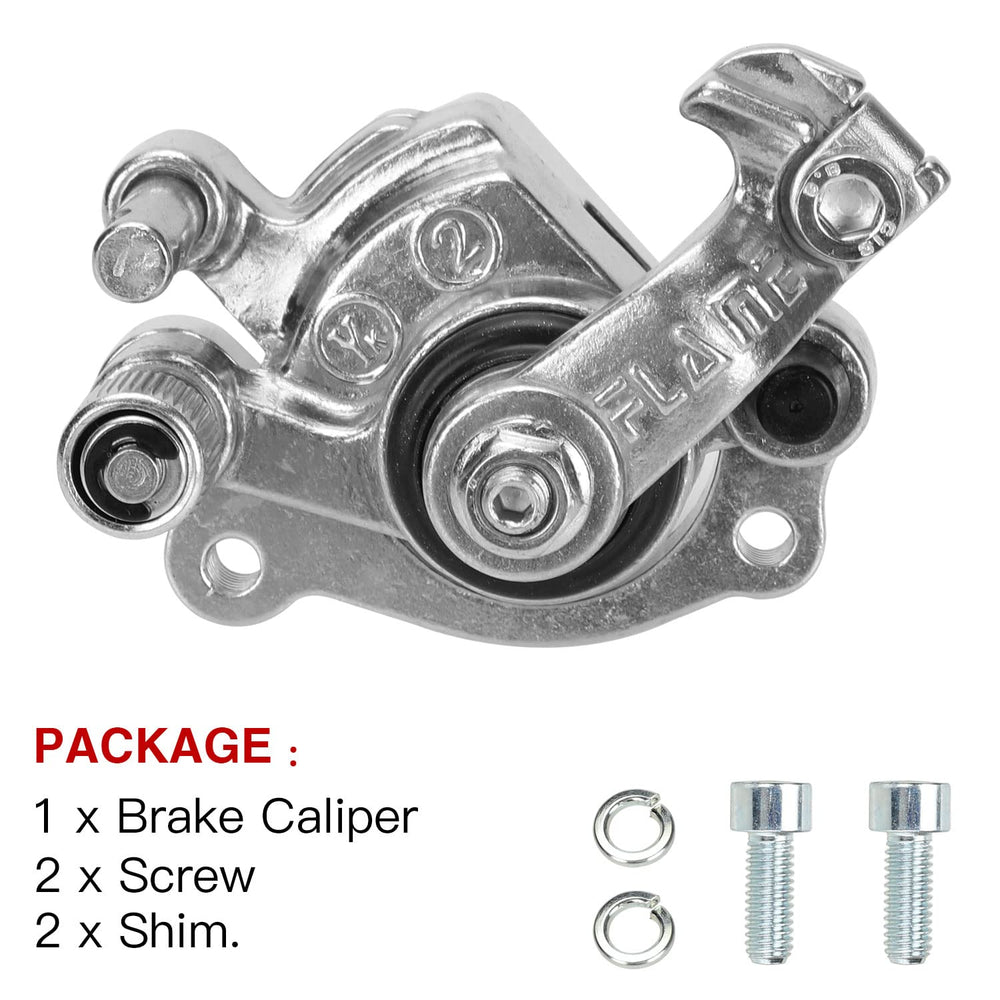 GREHUA caliper with screws and shims included for replacement kits.