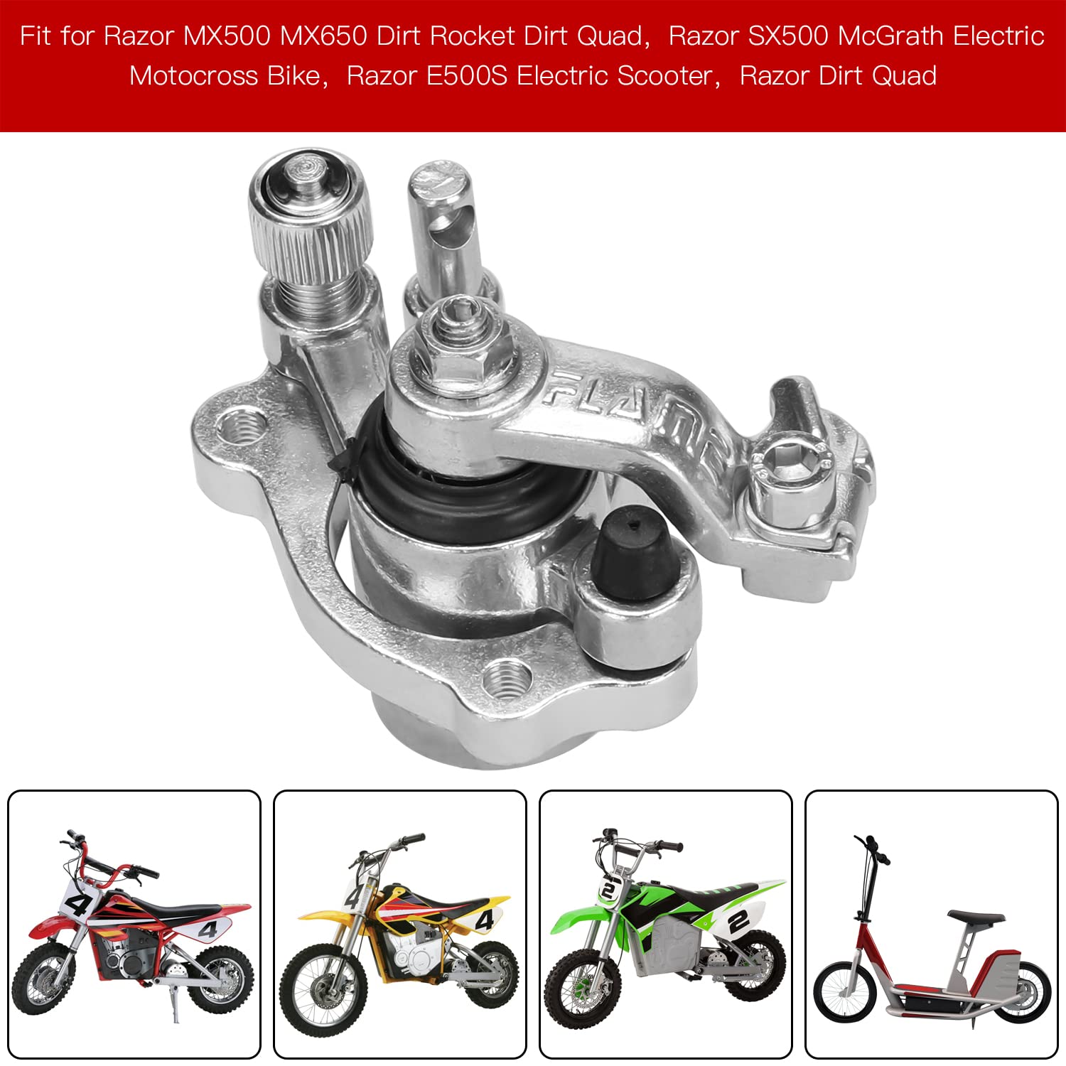 GREHUA dirt-bike brake caliper installation demonstrates easy swap steps.