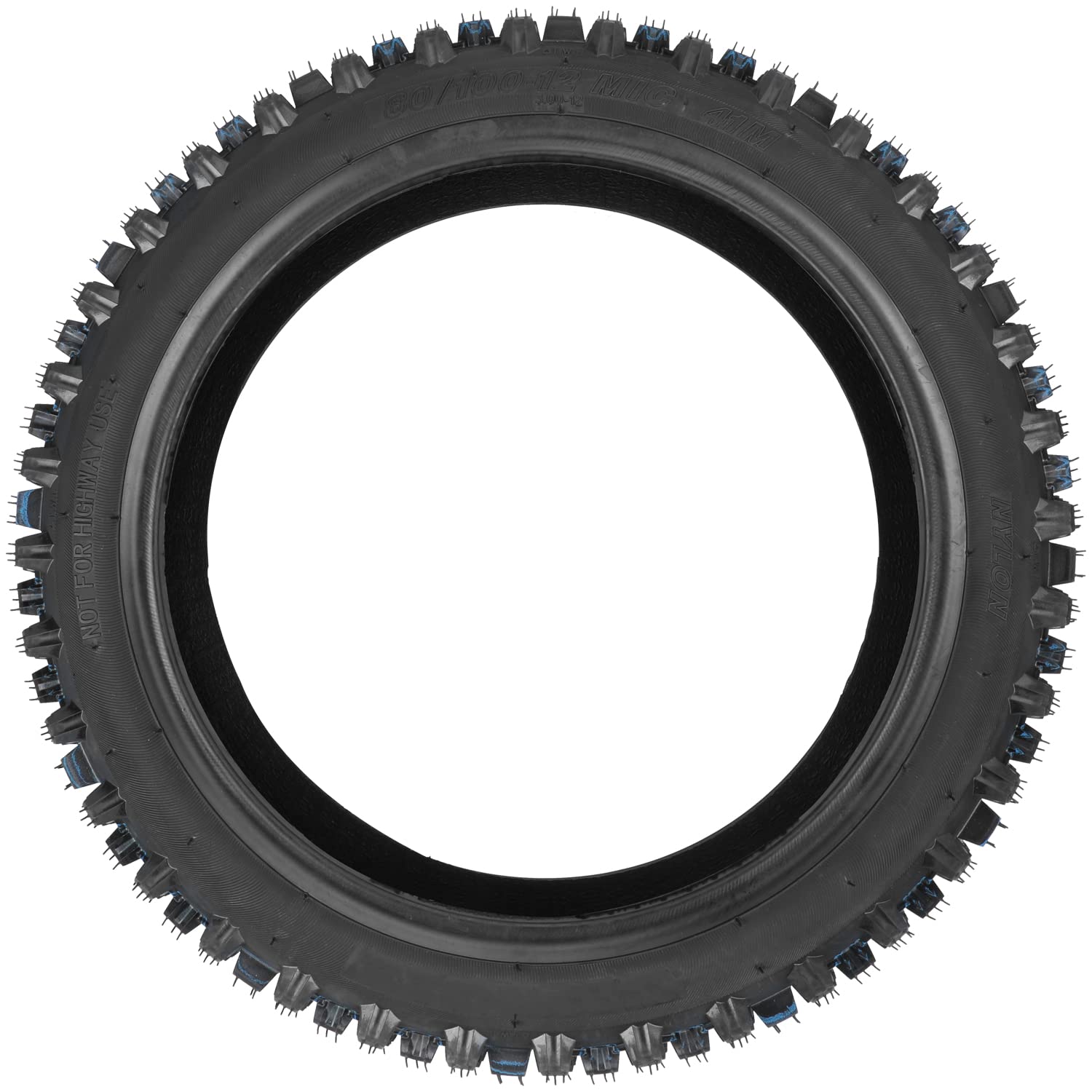 GREHUA dirt bike inner tube and tire on rim
