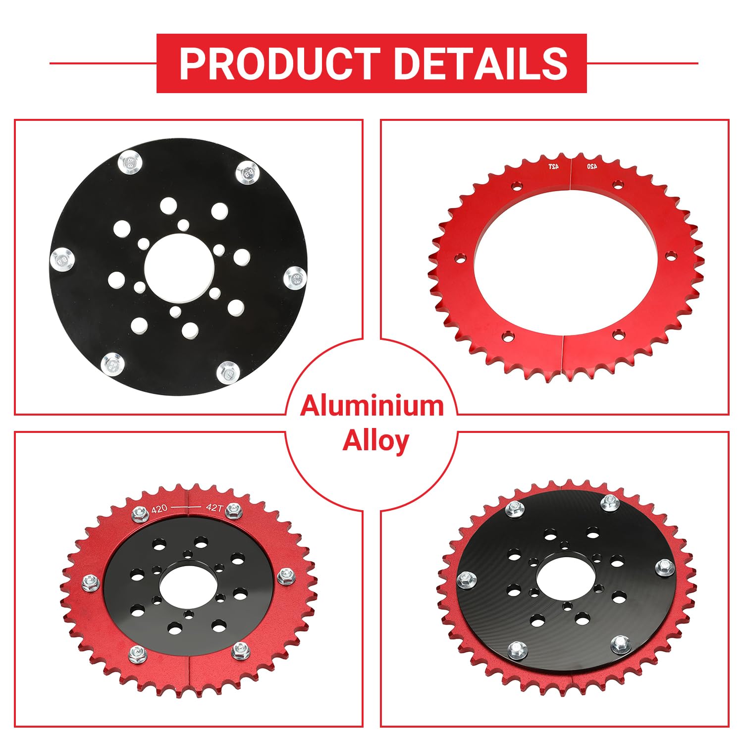 GREHUA easy-install kit with screws and nuts for fast setup