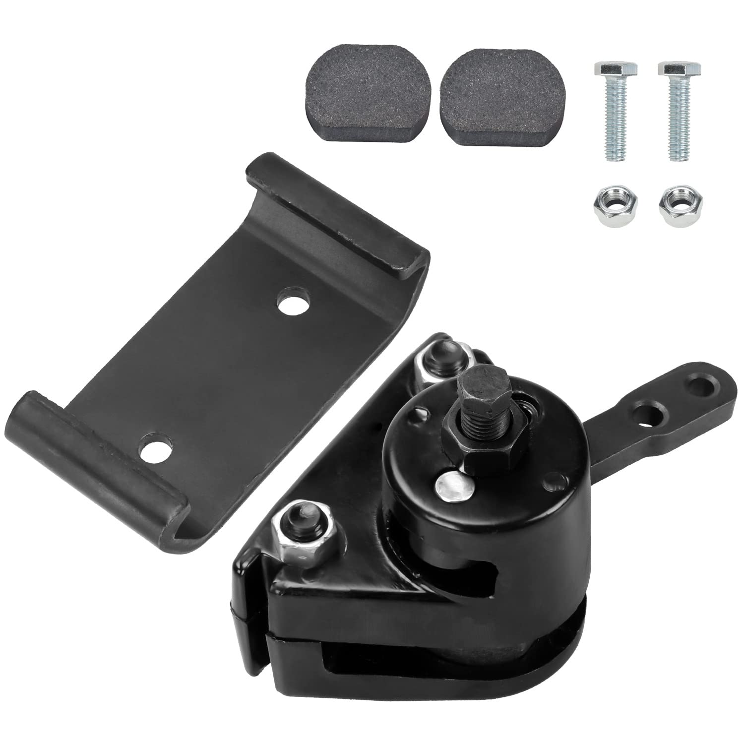 GREHUA go kart brake caliper close-up highlights durable steel for reliable stopping