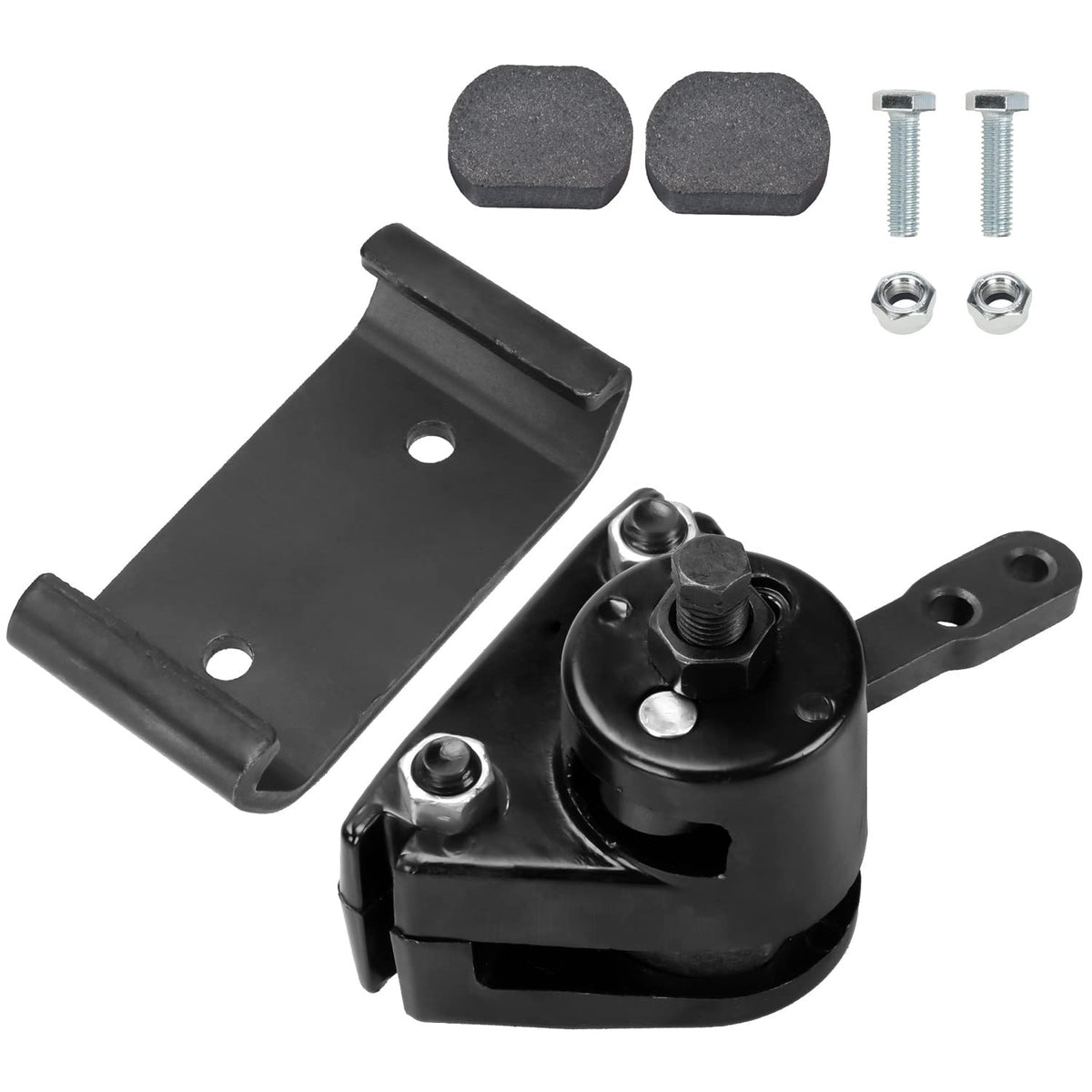 GREHUA go kart brake caliper close-up highlights durable steel for reliable stopping