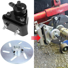 GREHUA brake kit bracket attachment demonstrates easy mounting compatibility for multiple go-kart models.