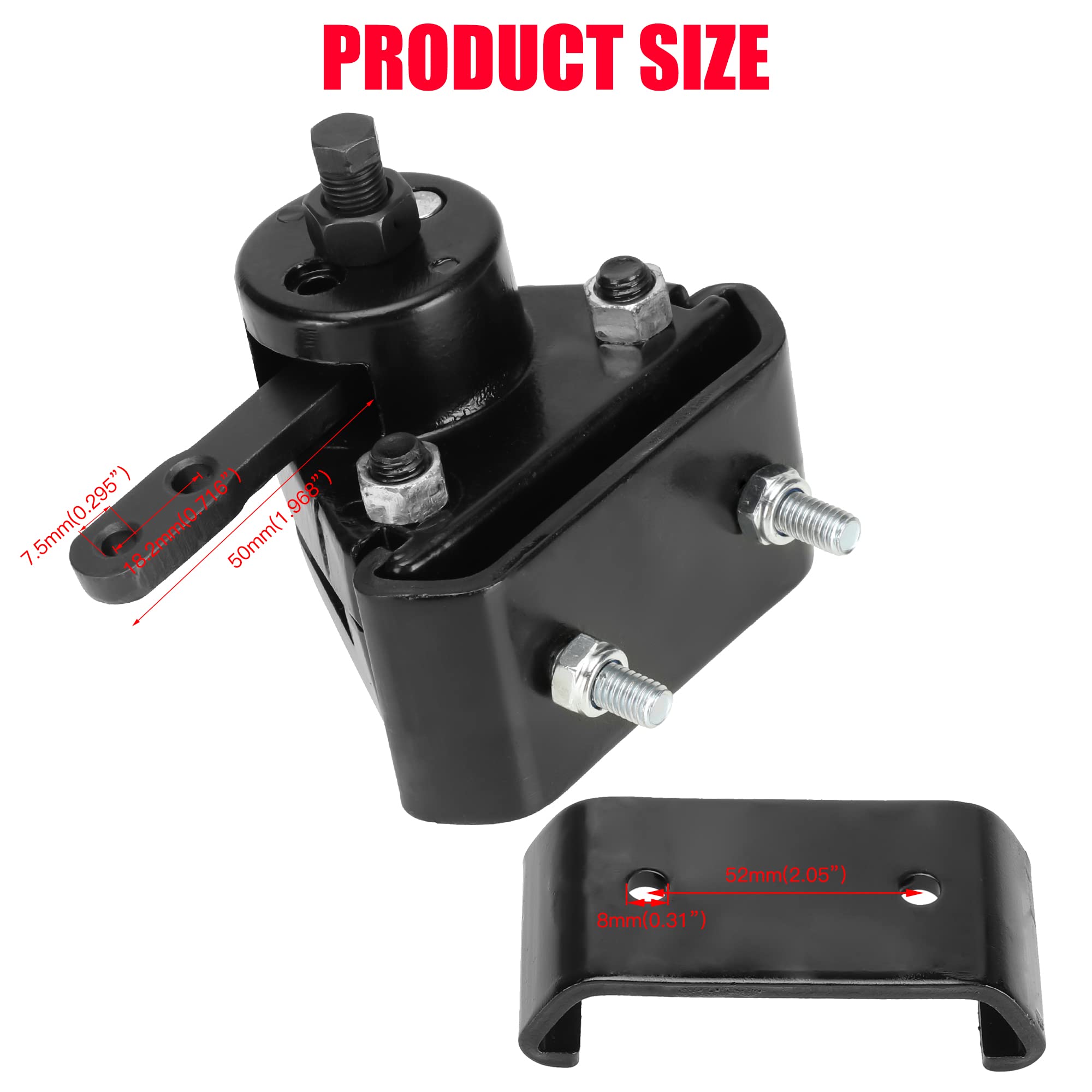 GREHUA boxed brake kit shows complete package with bracket, screws, and wrench.