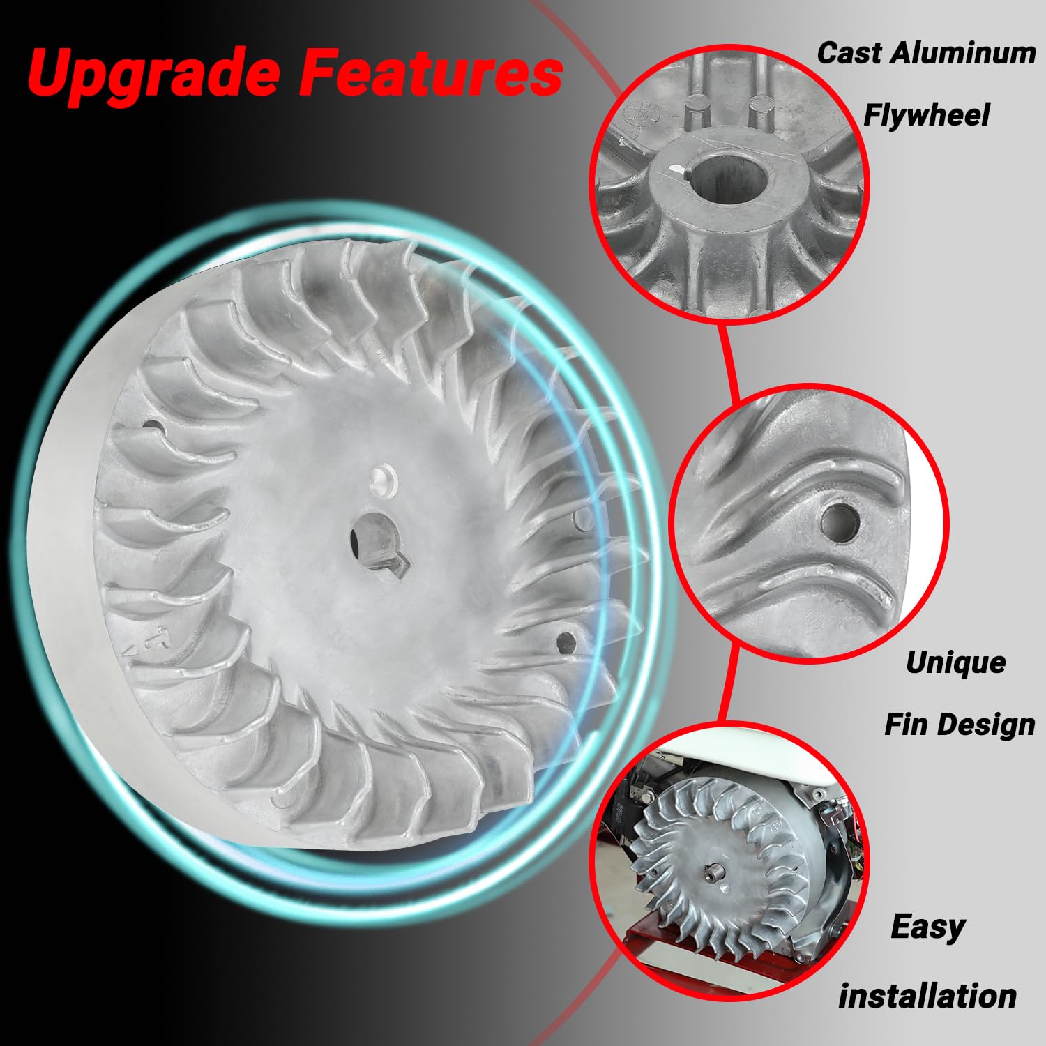GREHUA go-kart high rpm performance with precision-machined flywheel