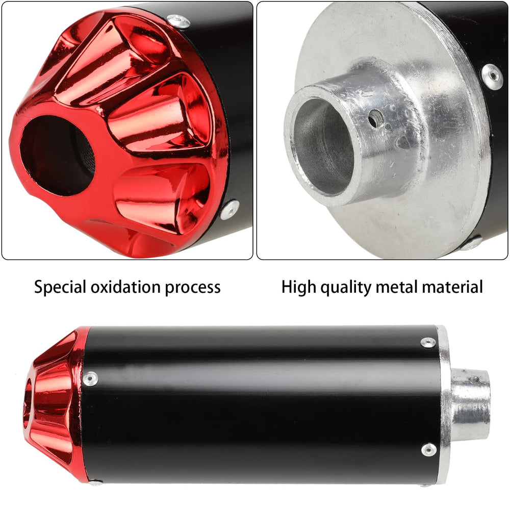 GREHUA heat wrap on muffler highlights heat protection during rides.