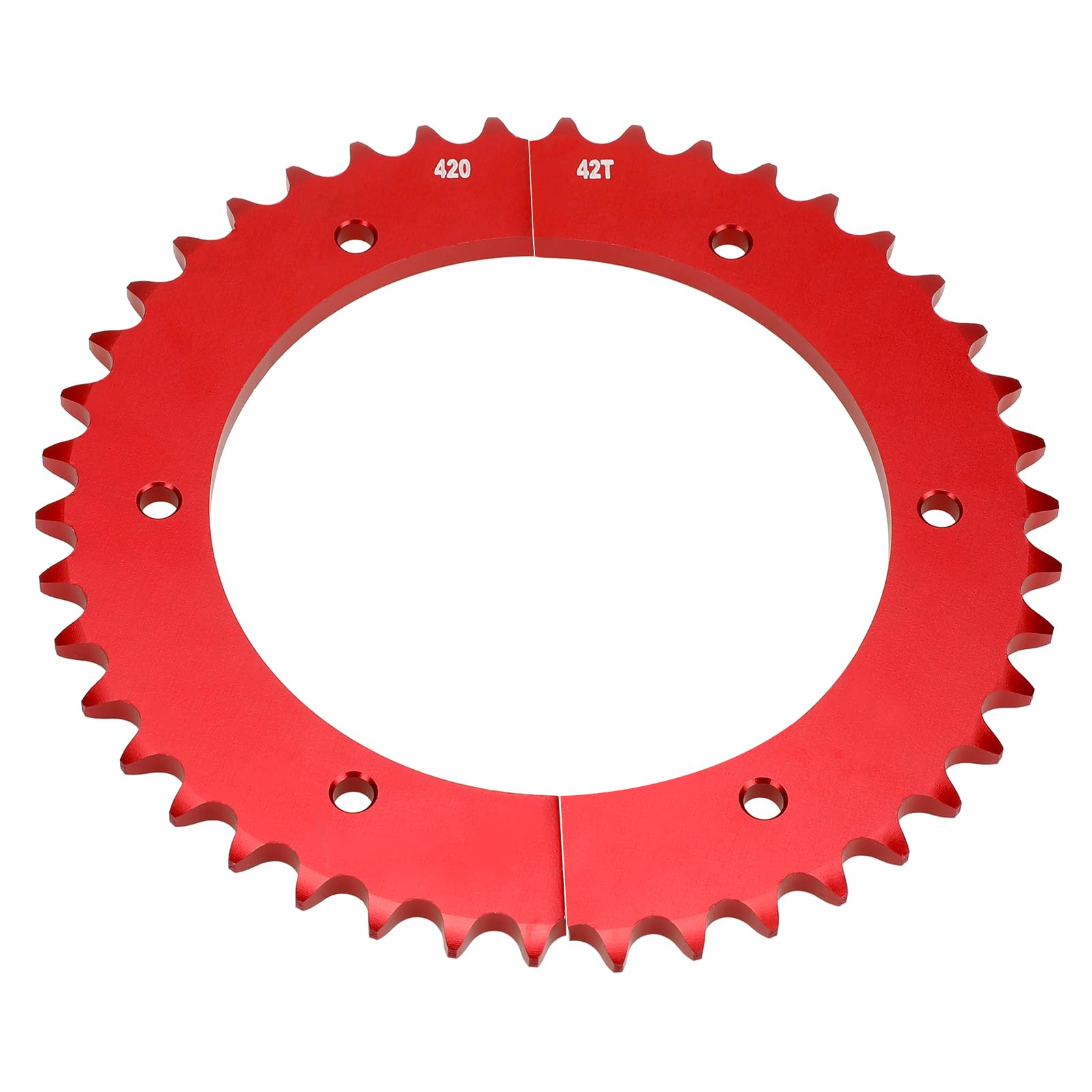 GREHUA included package contains one 42-tooth split sprocket for quick setup