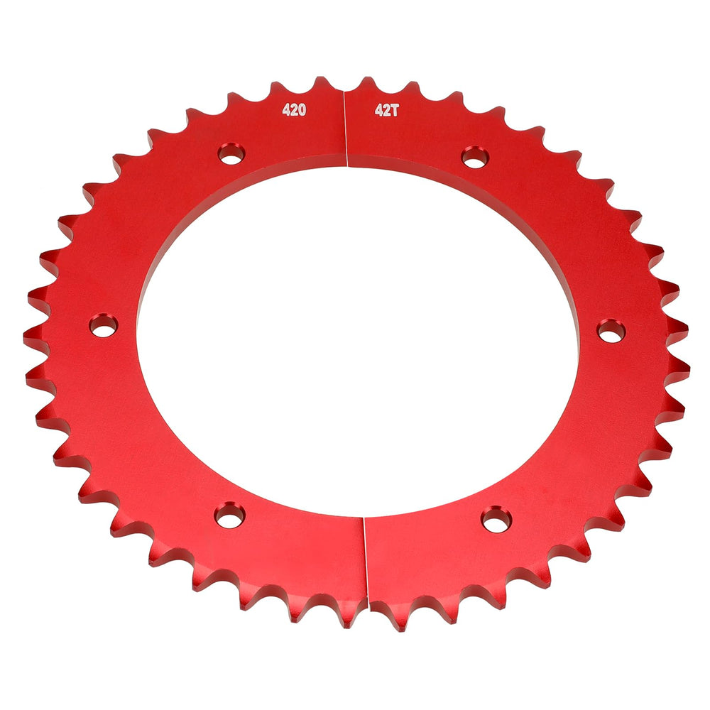 GREHUA included package contains one 42-tooth split sprocket for quick setup