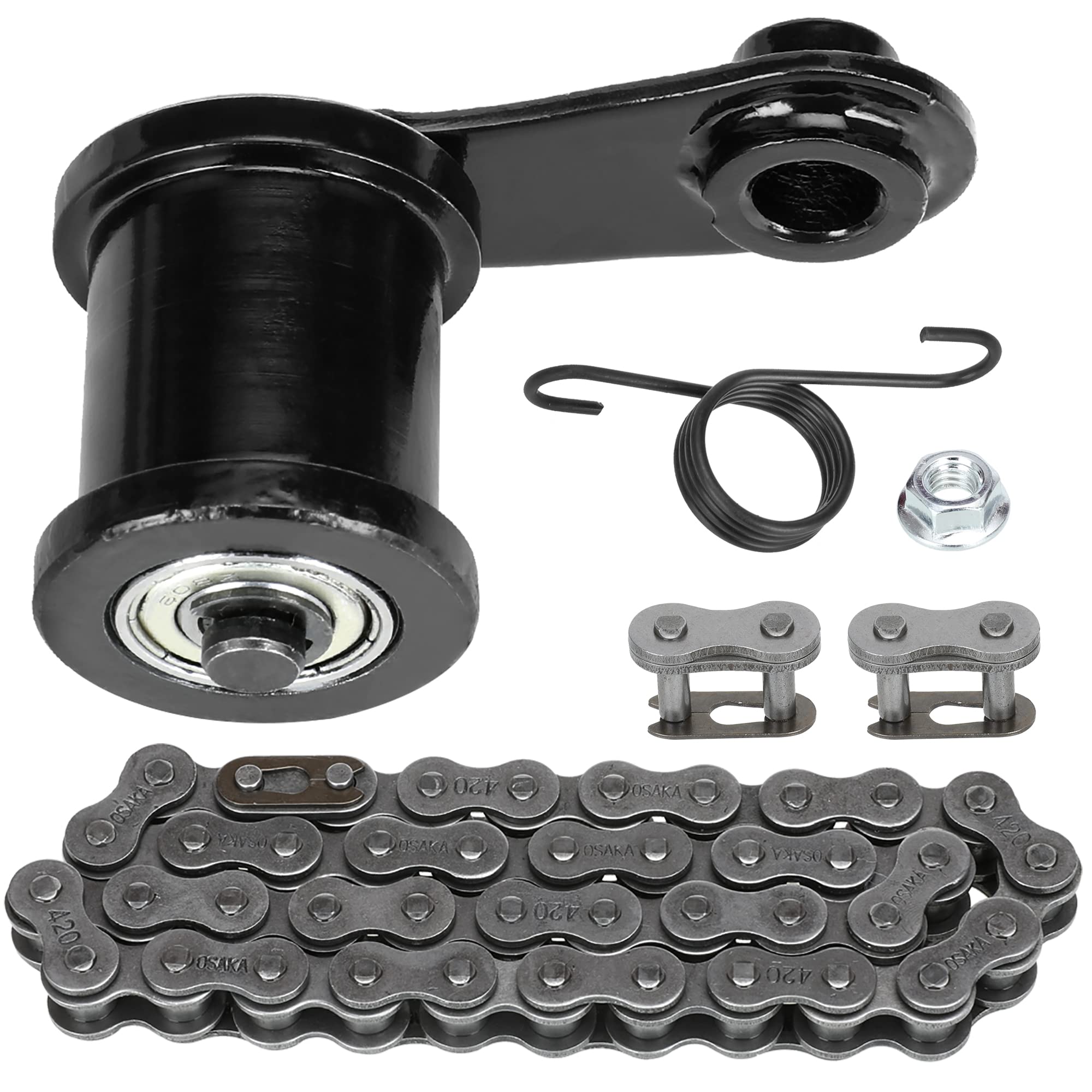 GREHUA mini bike chain tensioner installation for steady chain tension.