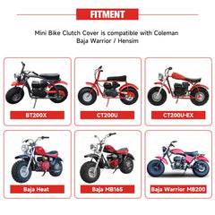GREHUA mini bike clutch cover for Trail 200 with vented design