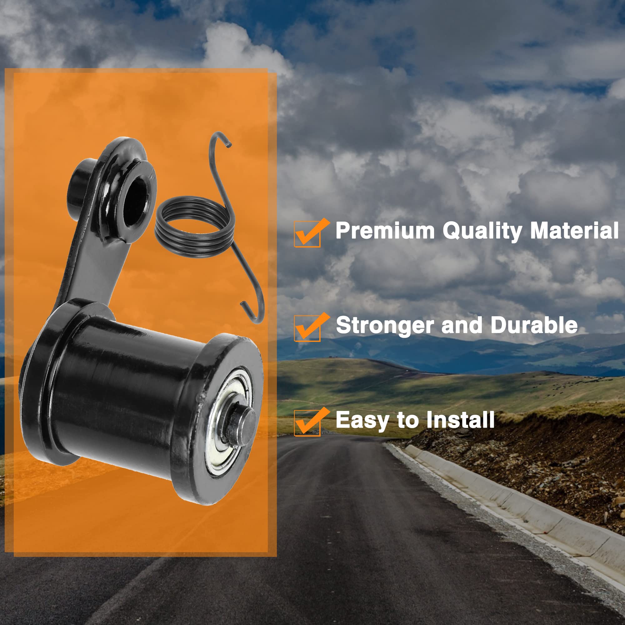 GREHUA Predator 212cc chain view emphasizes heavy-duty durability.