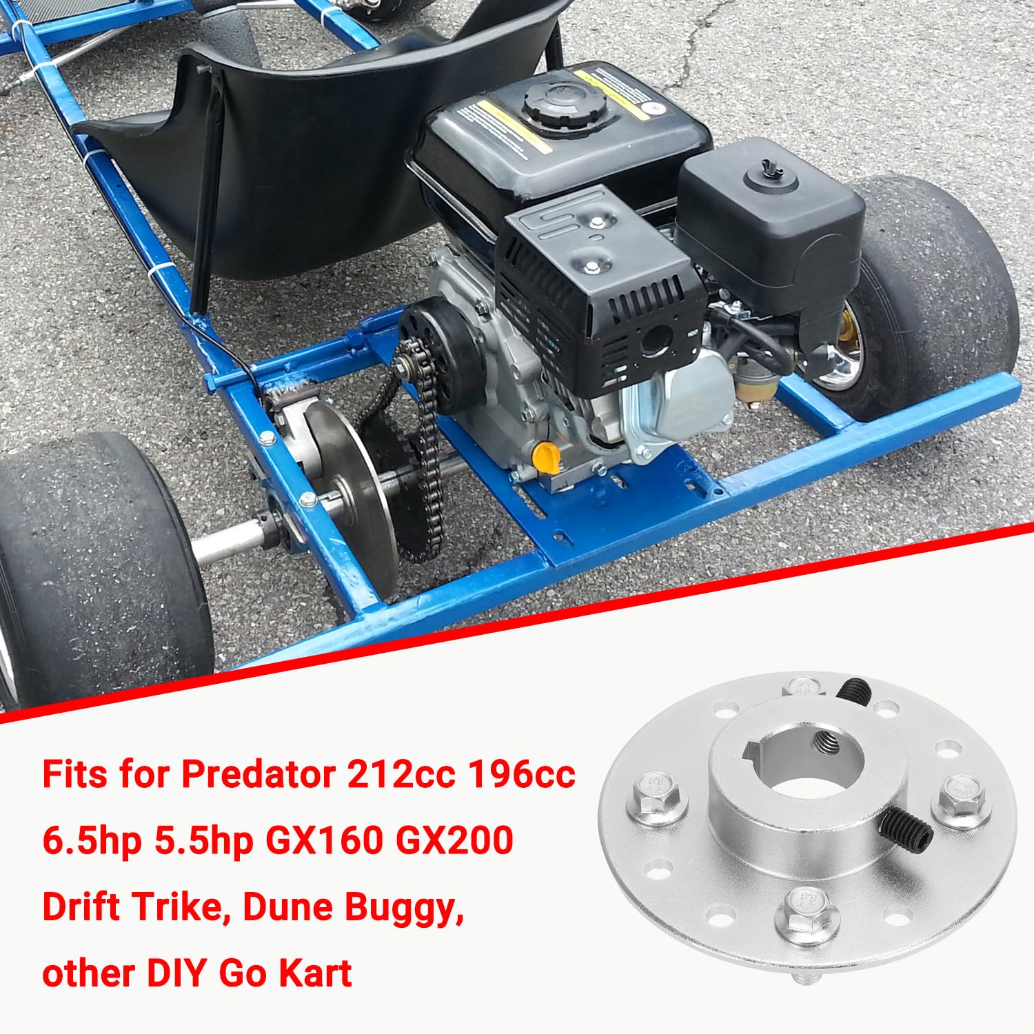 GREHUA Predator 212cc compatibility expands upgrade options.